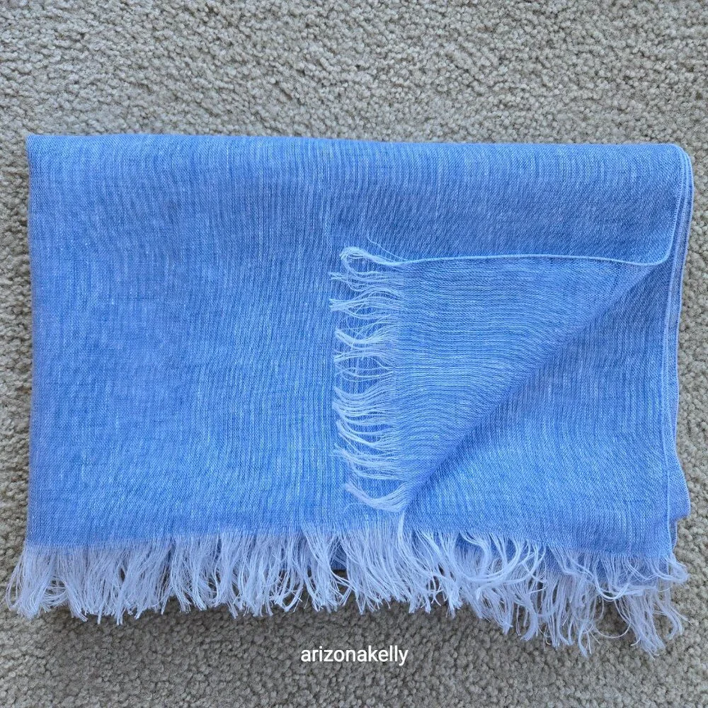 NWOT Linen Scarf Piu1951 Italian Linen Italy